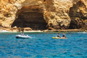 Tour guiado en kayak: Explorando las Cuevas de Benagil