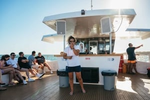 From Albufeira: Sunset Cruise and Beach BBQ with Open Bar