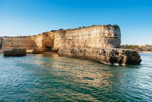 Vanuit Albufeira: Sunset Cruise en Strand BBQ met Open Bar