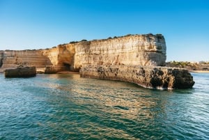 From Albufeira: Sunset Cruise and Beach BBQ with Open Bar