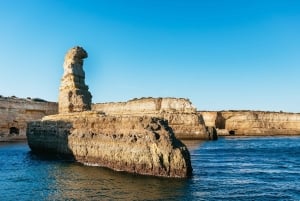 From Albufeira: Sunset Cruise and Beach BBQ with Open Bar