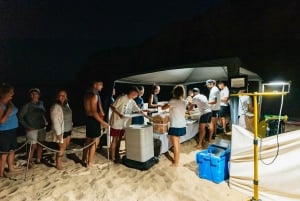 From Albufeira: Sunset Cruise and Beach BBQ with Open Bar
