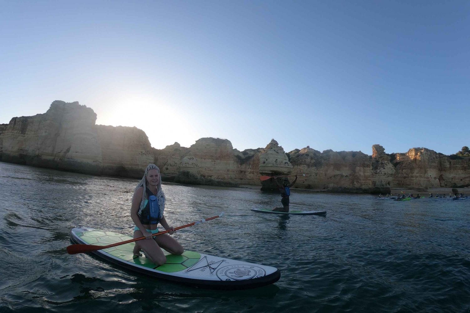 From Albufeira: Sunset Kayak Tour to Benagil Cave