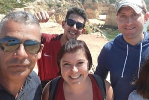 Z Albufeiry: Wycieczka tuk tukiem do jaskiń Benagil