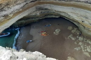 Z Albufeiry: Wycieczka tuk tukiem do jaskiń Benagil