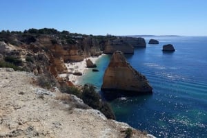 Von Albufeira: Tuk-Tuk Tour zu den Benagil-Höhlen