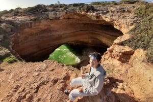 Von Albufeira: Tuk-Tuk Tour zu den Benagil-Höhlen