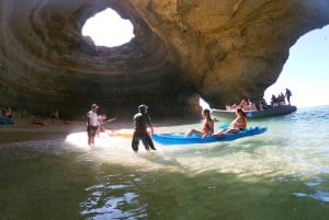 From Benagil Beach: Benagil Cave Guided Kayaking Tour