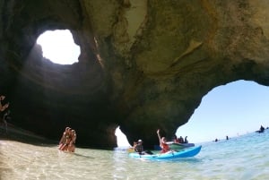 From Benagil Beach: Benagil Cave Guided Kayaking Tour