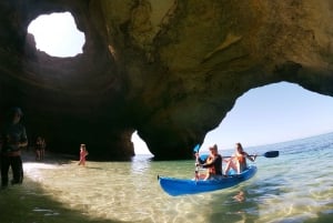 From Benagil Beach: Benagil Cave Guided Kayaking Tour