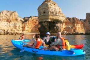 From Benagil Beach: Benagil Cave Guided Kayaking Tour