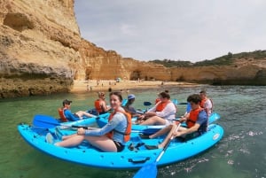 From Benagil Beach: Benagil Cave Guided Kayaking Tour