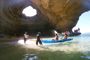 From Benagil Beach: Benagil Cave Guided Kayaking Tour