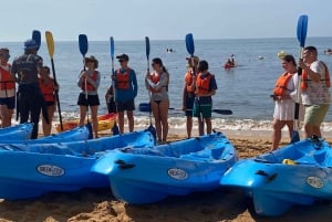 From Benagil Beach: Benagil Cave Guided Kayaking Tour