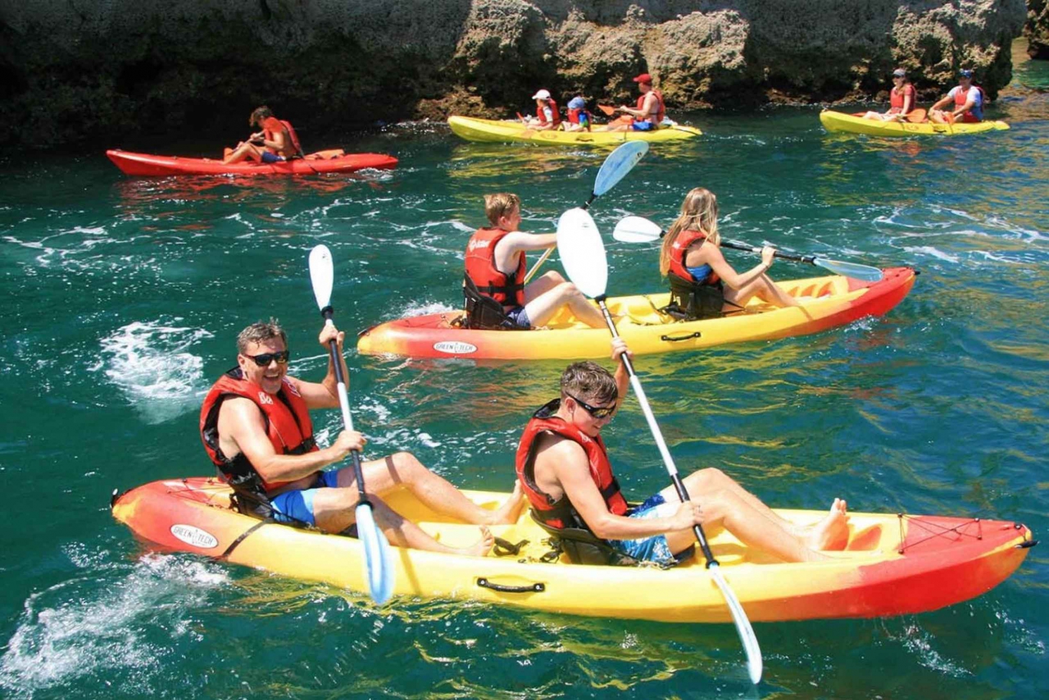 Depuis Benagil : location de kayak