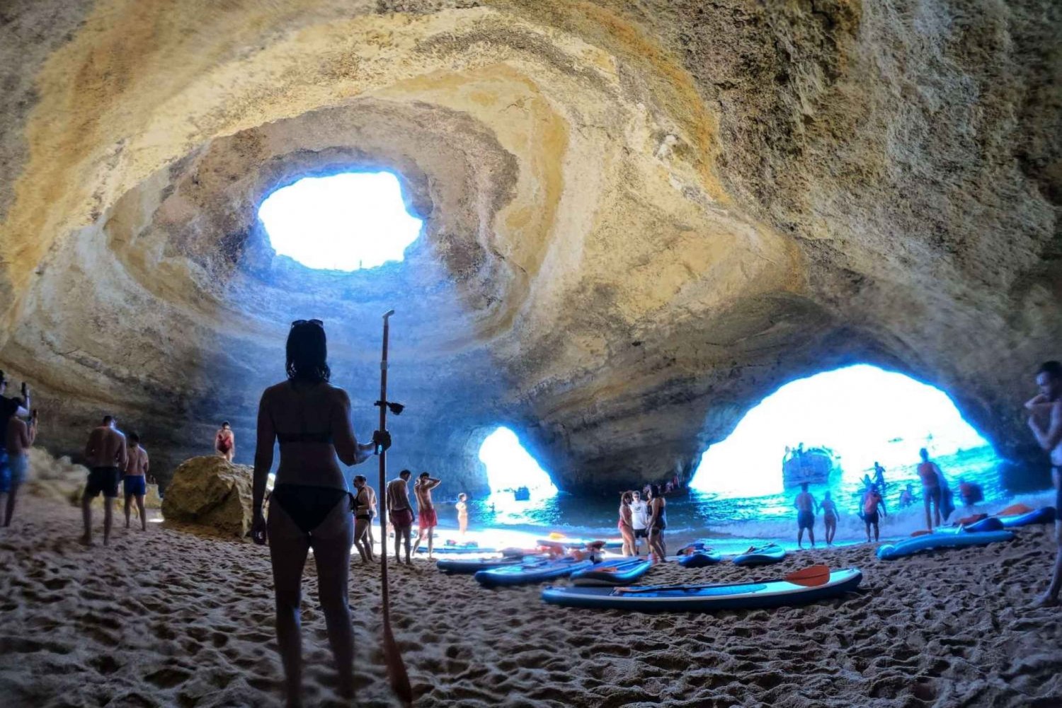 Da Benagil: noleggio di Standup Paddleboard Sea Caves