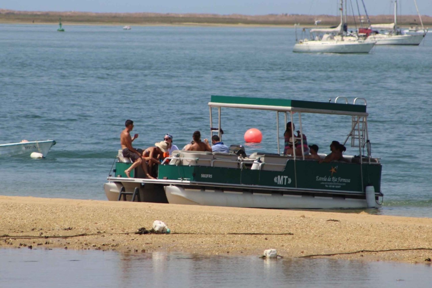 De Faro: Passeio de Catamarã pela Ria Formosa com 2 ilhas e 2 paradas