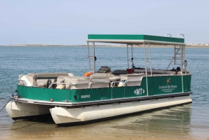 From Faro: 2-Island, 2-Stop Ria Formosa Catamaran Tour