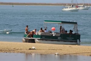 Au départ de Faro : Circuit en catamaran sur 2 îles et 2 arrêts à la Ria Formosa