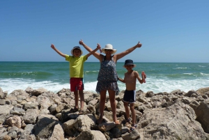 From Faro: 2-Island, 2-Stop Ria Formosa Catamaran Tour