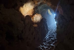 From Faro: 7 Valleys Hiking, Benagil Cave, & Snorkeling Tour