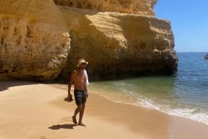 Von Faro aus: Benagil, Algar Seco, Praia Marinha, 7-Täler-Tour