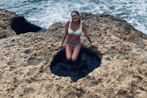 Von Faro aus: Benagil, Algar Seco, Praia Marinha, 7-Täler-Tour