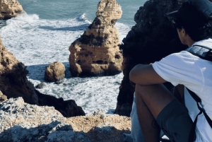 Von Faro aus: Benagil, Algar Seco, Praia Marinha, 7-Täler-Tour