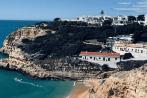 Von Faro aus: Benagil, Algar Seco, Praia Marinha, 7-Täler-Tour