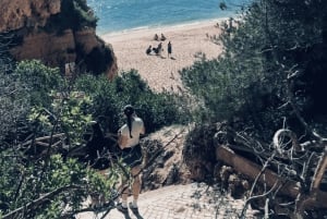 Von Faro aus: Benagil, Algar Seco, Praia Marinha, 7-Täler-Tour