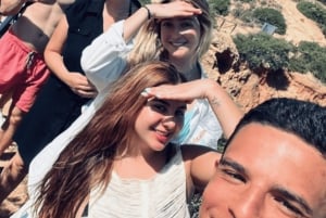 Von Faro aus: Benagil, Algar Seco, Praia Marinha, 7-Täler-Tour