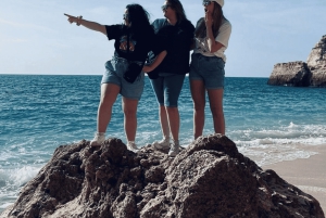 Von Faro aus: Benagil, Algar Seco, Praia Marinha, 7-Täler-Tour