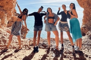 Von Faro aus: Benagil, Algar Seco, Praia Marinha, 7-Täler-Tour