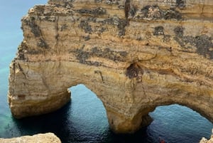 From Faro: Benagil, Algar Seco, and Marinha Adventure Tour