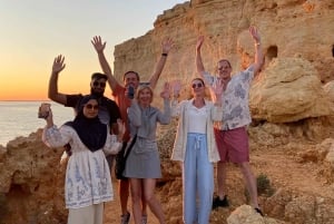 Da Faro: Tour della Grotta di Benagil e delle Sette Valli Pensili