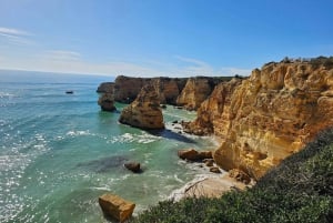 Fra Faro: Benagil-grotten, Marinha-stranden, Algar Seco med mer