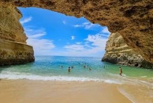 Depuis Faro : grotte de Benagil, plage de Marinha, Algar Seco, etc.