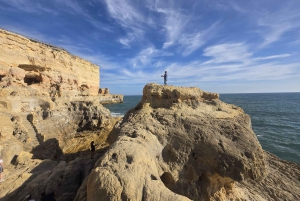 Fra Faro: Benagil-hulen, Marinha og Carvoeiro heldagstur