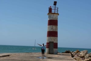 From Faro: Dolphin Watching & 2 Islands Tour