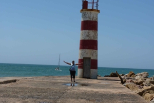 From Faro: Dolphin Watching & 2 Islands Tour