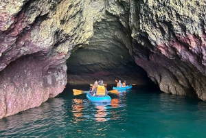 Da Faro: kayak nella grotta di Benagil, Algar Seco e Carvoeiro