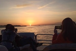 Fra Faro: Ria Formosa Islands Sunset Catamaran Cruise