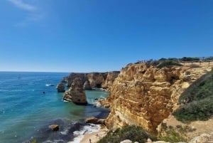 From Faro/Tavira: Benagil Hiking Tour with Snorkeling