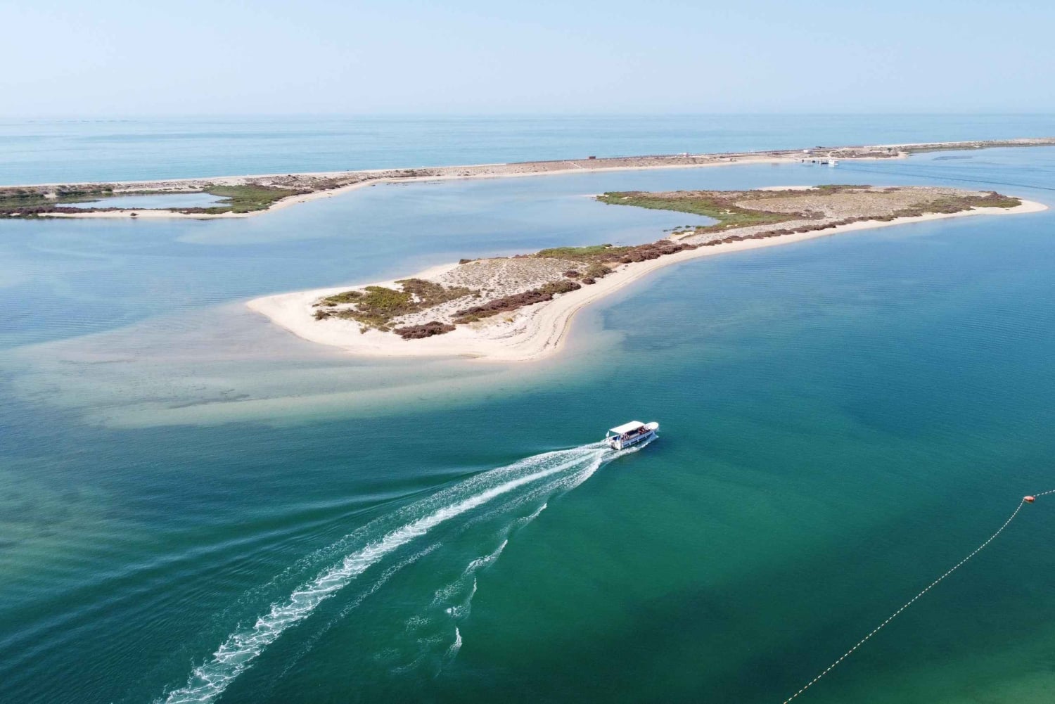 Från Fuzeta: 2-timmars båttur i sydöstra Ria Formosa