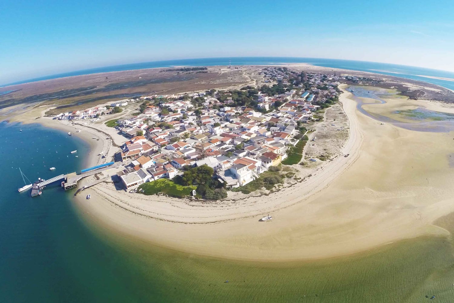 Från Fuzeta: 2-timmars båttur i sydöstra Ria Formosa