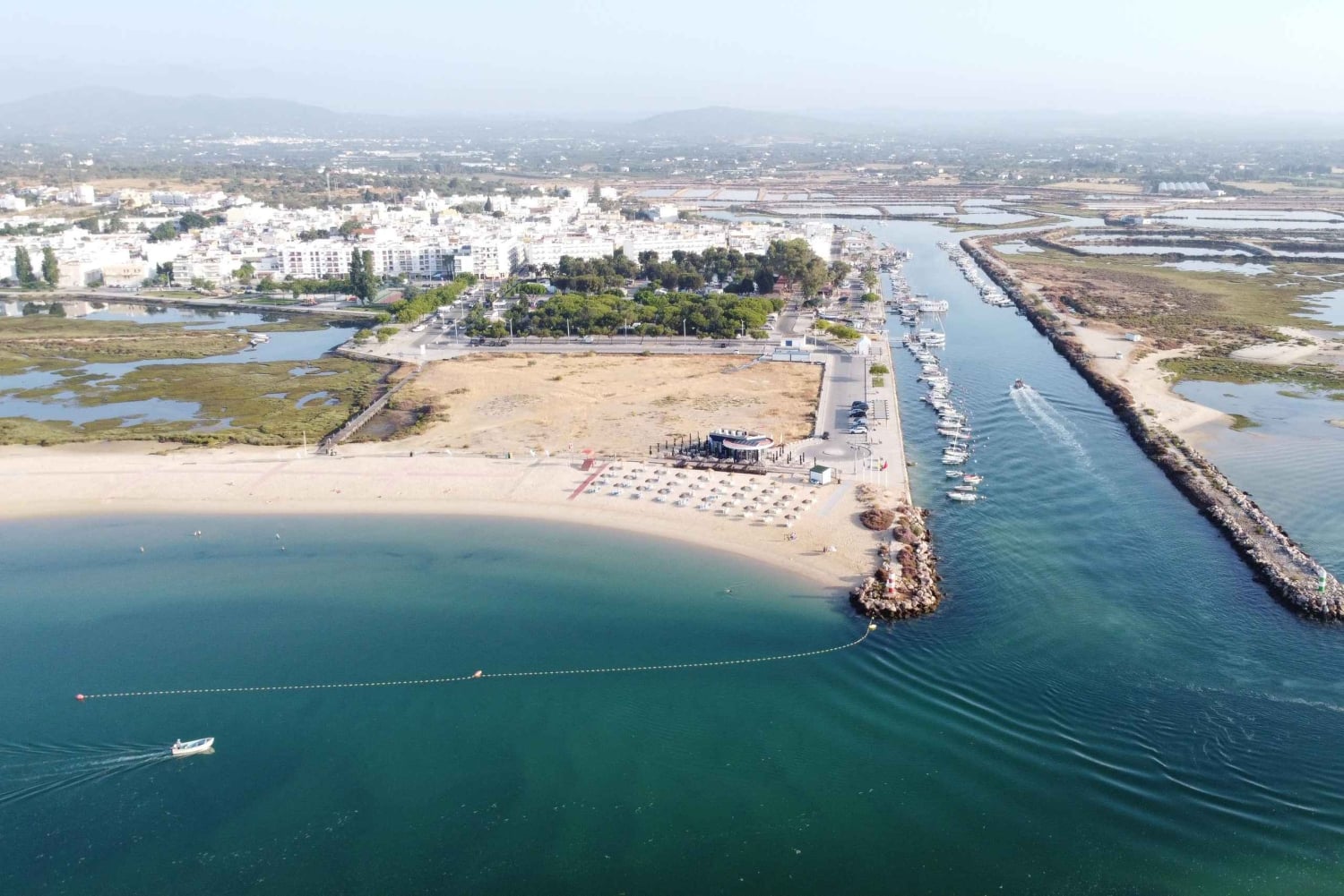 Från Fuzeta: 2-timmars båttur i sydöstra Ria Formosa