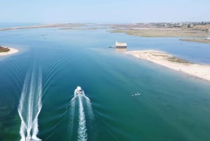 Från Fuzeta: 2-timmars båttur i sydöstra Ria Formosa