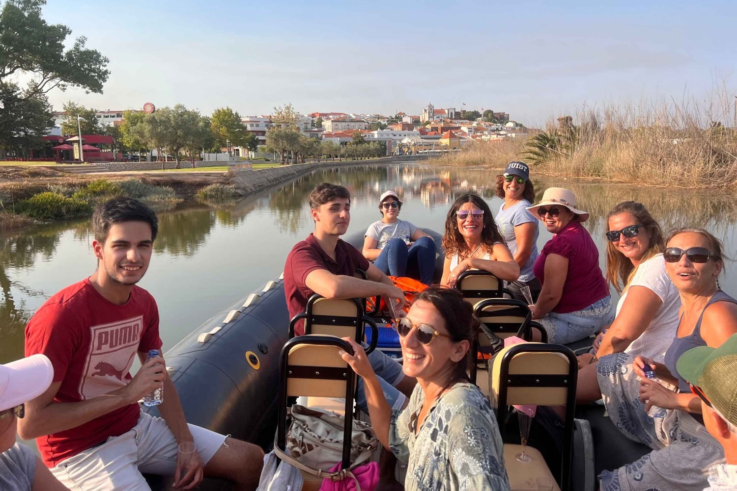 Vanuit Lagoa: Bezoek de stad Silves per boot met Hop Off & Hop On