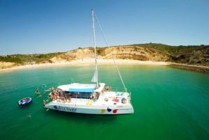 Depuis Lagos : croisière en catamaran dans l’Algarve