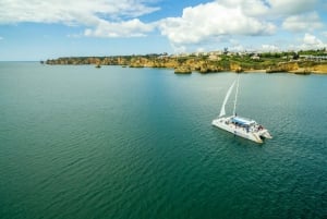 Depuis Lagos : croisière en catamaran dans l’Algarve